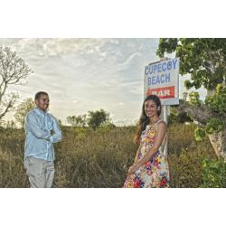 Cupecoy Engagement - Jean Vallette Photography